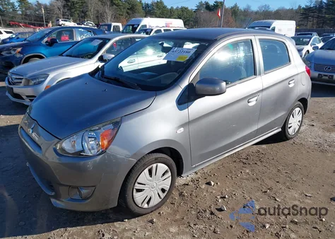 2015 Mitsubishi Mirage De/Rf from USA, damaged, VIN ML32A3HJ7FH059239
